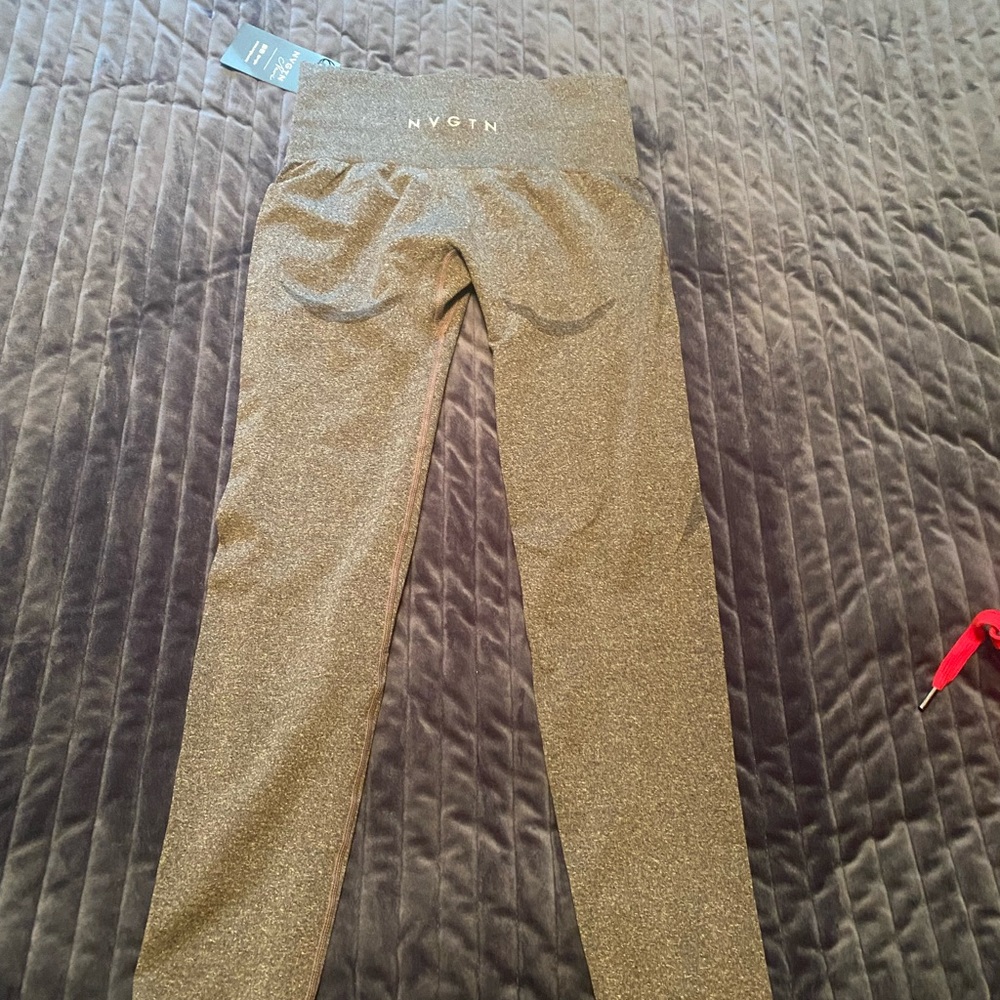 nvgtn contour leggings black speckled small